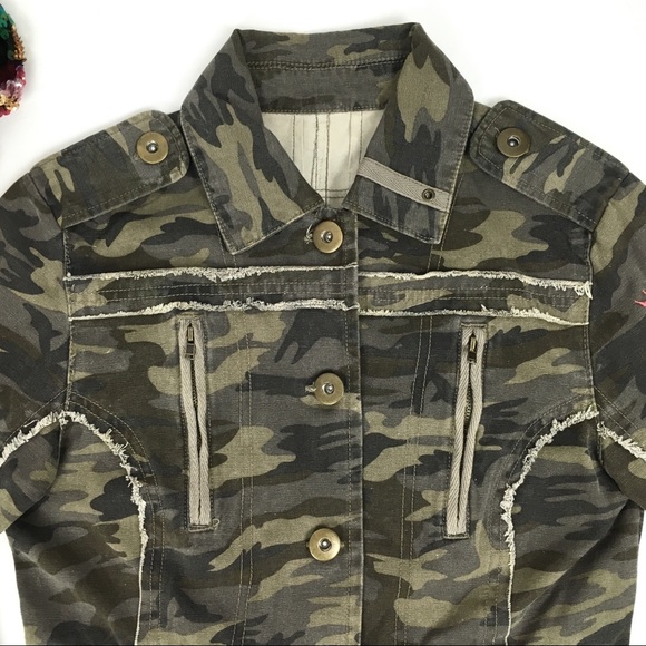 AEROPOSTALE Camo Jacket with Embroidery - Picture 2 of 8